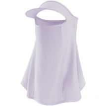 Masque de protection solaire en soie de glace d'été plein air chapeau de soleil léger serviette de visage respirante avec trou de lunettes