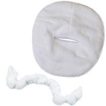 Masque de serviette de visage réutilisable, serviette de vapeur faciale anti-âge hydratante rajeunissement beauté masque de soins de la peau