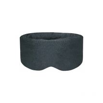 Masque de Sommeil 100% Coton - Noir, Super Doux et Confortable, Bandeau pour les Yeux Bloquant la Lumière, Réglable pour Dormir en Avion