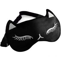 Masque de sommeil et bandeau, masque pour les yeux ultra-doux pour dormir, avec sangle réglable, adapté aux voyages, à la sieste et au sommeil