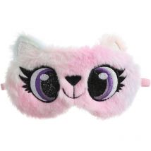 Masque de sommeil pour femmes, cache-yeux en peluche douce, bandeau pour les yeux