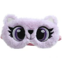 Masque de sommeil pour femmes, cache-yeux en peluche douce, bandeau pour les yeux