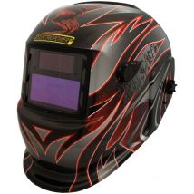 Masque de soudage - cagoule de soudure électronique motif flamme Electropower