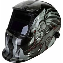Masque et lunette de soudure Masque de soudage automatique, casque de soudage avec 2 lentilles et 2 capteurs à filtre DIN9 13 à intensité variable