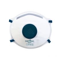 Masque respiratoire coque FFP2 valve Dolomite P203 bte de 10 Portwest
