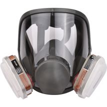 Masque respiratoire complet, masque à gaz 18 en 1, large champ de vision, pour la peinture, le meulage des machines, le soudage et d'autres travaux