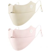 Masque uv Lavable Réutilisable Exercice Respirant Protection Solaire Masque Sportif pour Femmes