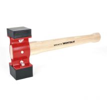 Montolit - masse caoutchouc marteau pour blocs et autobloquants 2KG monthor