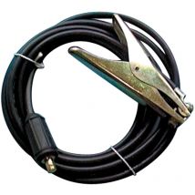 Erdklemme L.5m/25mm2 gr.Stecker 13mm 300A konfektioniert Ku. Stecker