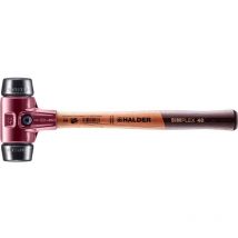 Erwin Halder Kg - Maillet à frappe amortie simplex Longueur 330 mm ø de la tête 40 mm semi-dur bois caoutchouc noir