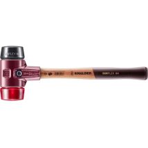 Erwin Halder Kg - Maillet À Frappe Amortie Simplex Longueur 405 Mm D. De La Tête 60 Mm Bois Moyennement Dur/dur Caoutchouc Noir/plastique Rouge