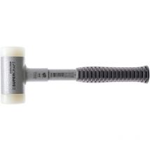 Erwin Halder Kg - Maillet à frappe amortie supercraft ø de la tête 40 mm tube d'acier anti-rebond dur nylon blanc