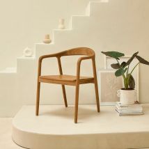 Stuhl aus massivem Teakholz