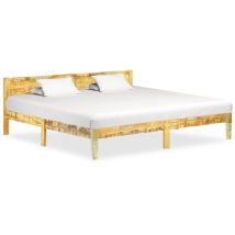Massivholzbett,schlafzimmerbett,doppelbett,bett Für Jugendliche,erwachsene, Ältere Menschen Altholz 200x200 Cm Bzstk465709