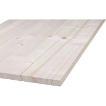 Massivholzplatte Nadelholz geschliffen Kanten gefast 800x200x18mm Holz Platte