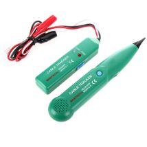 Testeur de câble réseau téléphone MASTECH MS6812 – Outil de mesure électronique – Fréquence d'émission 1,5 kHz – Taille récepteur 23,8 x 4,3 x 2,6 cm