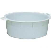 Mastelloni sottospina con manici tondi bianchi - lt.110 ø cm.80x40h.