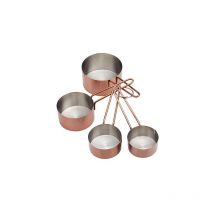 Copper Measuring Cups Set Of 4 - Masterclass