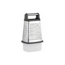 Masterclass - Master Class Stainless Steel Four Sided Box Grater with Collecting Box 23cm