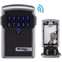 Master lock Smart Connected Key Safe - Cassaforte da parete, Bluetooth o combinazione, media 83 x 127 x 59 mm, per esterni, per professionisti