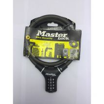 8229EURDPRO Cavo Combinazione Programmabile 4 Cifre Acciaio (d7N) - Master Lock