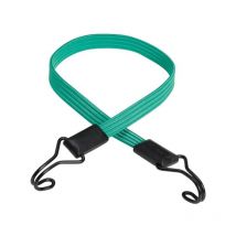 Flat Bungee 80cm Green Double Hook - Master Lock