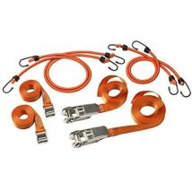 Master Lock Set 9 Pz Corde Elastiche E Cinghie Fastlink 3249eurdat