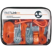 Fastlink Set Elastische Schnüre Orange 9 Teile