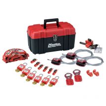 Master Lock - S1117VES31KA Valve & Electrical Lockout Toolbox Kit 23-Piece MLKS1117VKA