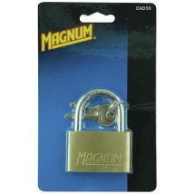 MASTER LOCK Vorhangschloss 50 CAD Magnum, Messing, Br. 50 mm, verschiedensp. SB