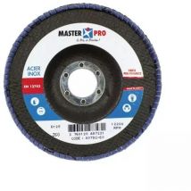 Vachette - Master Pro 40792-36 Set of 10 mp Steel and Stainless Steel Flap Discs Grit 36 - Diameter 125mm