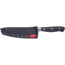 EdgeKeeper Coltello Santoku con Custudia Affilatrice, Acciaio Inossidabile, 12 cm - Masterclass
