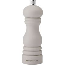 Masterclass Salt Or Pepper Mill With Interchangeable Caps, Latte Capstan Mill With Manual Ceramic Grinder, 17cm