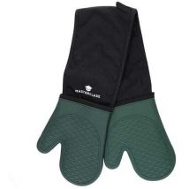 Masterclass - Seamless Silicone Double Oven Glove Hunter Green