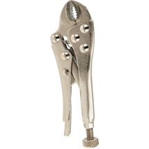 Universal Mini - Gripzange Feststellzange 100 mm, Einhandbedienung, vernickelt - Masterproof Professional