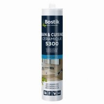 Mastic S300 Bain Cuisine Céramique Bostik Blanc - 30615830