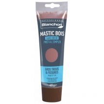 Blanchon - Mastic bois tube 400g nuancier bois blanc sans odeur prêt à l'emploi