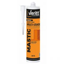 Mastic colle mult usage trsp 290ML Veritt cartouche 061025
