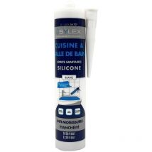 SA707 Mastic Cuisine et Salle de bain 280ml Couleur: Blanc - Sylex