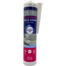 Mastic Cuisine & sdb séchage express se 720 Sylex 280ml Couleur: Blanc