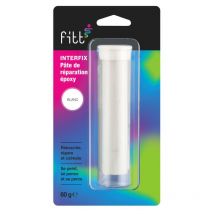 Interplast - Pâte de réparation époxy blanche Interfix 60g - Fitt - Blanc