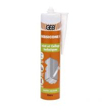 Gebsicone S translucide Mastic silicone d'étanchéité