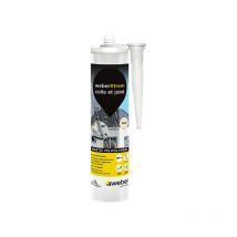 Weber Saint Gobain - Weber Mastic , Silicone, Hybride Multi Usages Hautes Performances Beige - Étanchéité et Collage pour la Construction et le