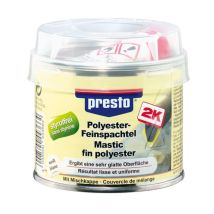 Presto Mastic - Mastic De Rebouchage (fin Polyester + Durcisseur) 250g - Presto