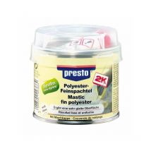 Presto Mastic - Mastic de rebouchage (fin polyester + durcisseur) 250g - Presto