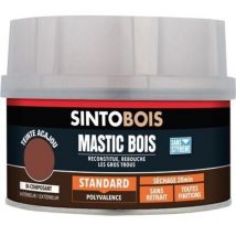 Mastic sans styrène Sinto bois acajou 190g + 8g Sinto 33770