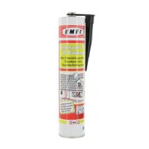 Emfi - Mastic polyuréthane PU25 Noir - Cartouche de 300 ml - 74064DE208