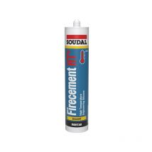 Mastic réfractaire firecement ht - 310 ml - noir Soudal