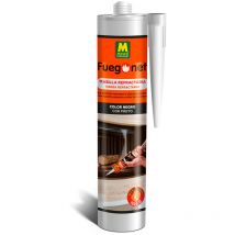 Mastic réfractaire noir 300 ml. fuegonet massó.