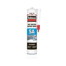 Mastic Silicone Acétique Sanitaire Rubson 300ml - translucide - 165173